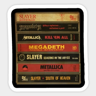 Retro Classic Rock - Cassette Style Sticker